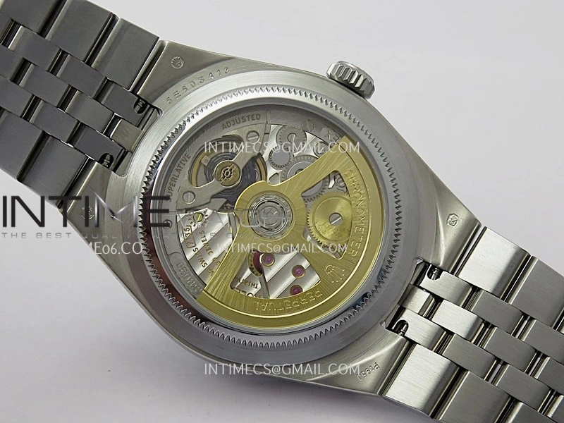 Land Dweller 127286 Diamond Bezel Gain Weight SS B Factory Ice Blue Dial T Diamond Marker On SS Bracelet A7135