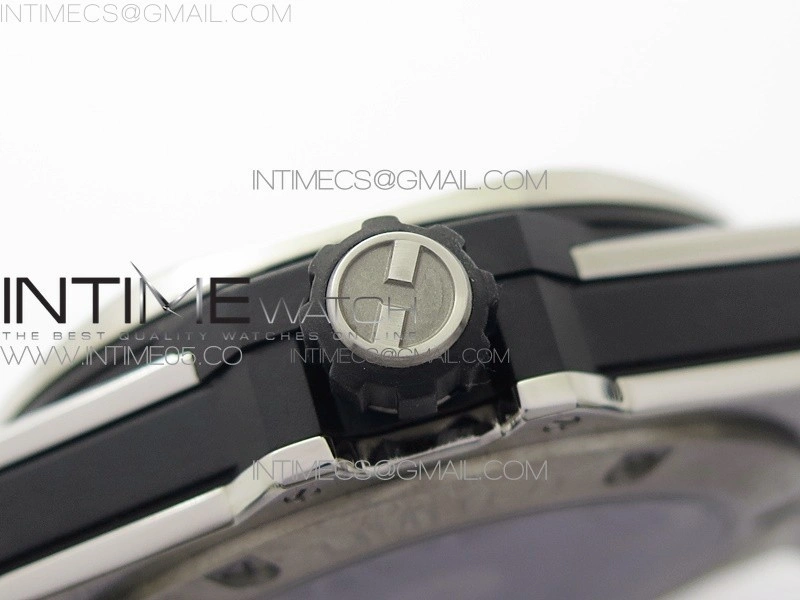Big Bang Sang Bleu Ti Crystal Bezel WWF 1:1 Best Edition Blue Skeletonal Dial On Blue Gummy Strap Asian HB1213 V2