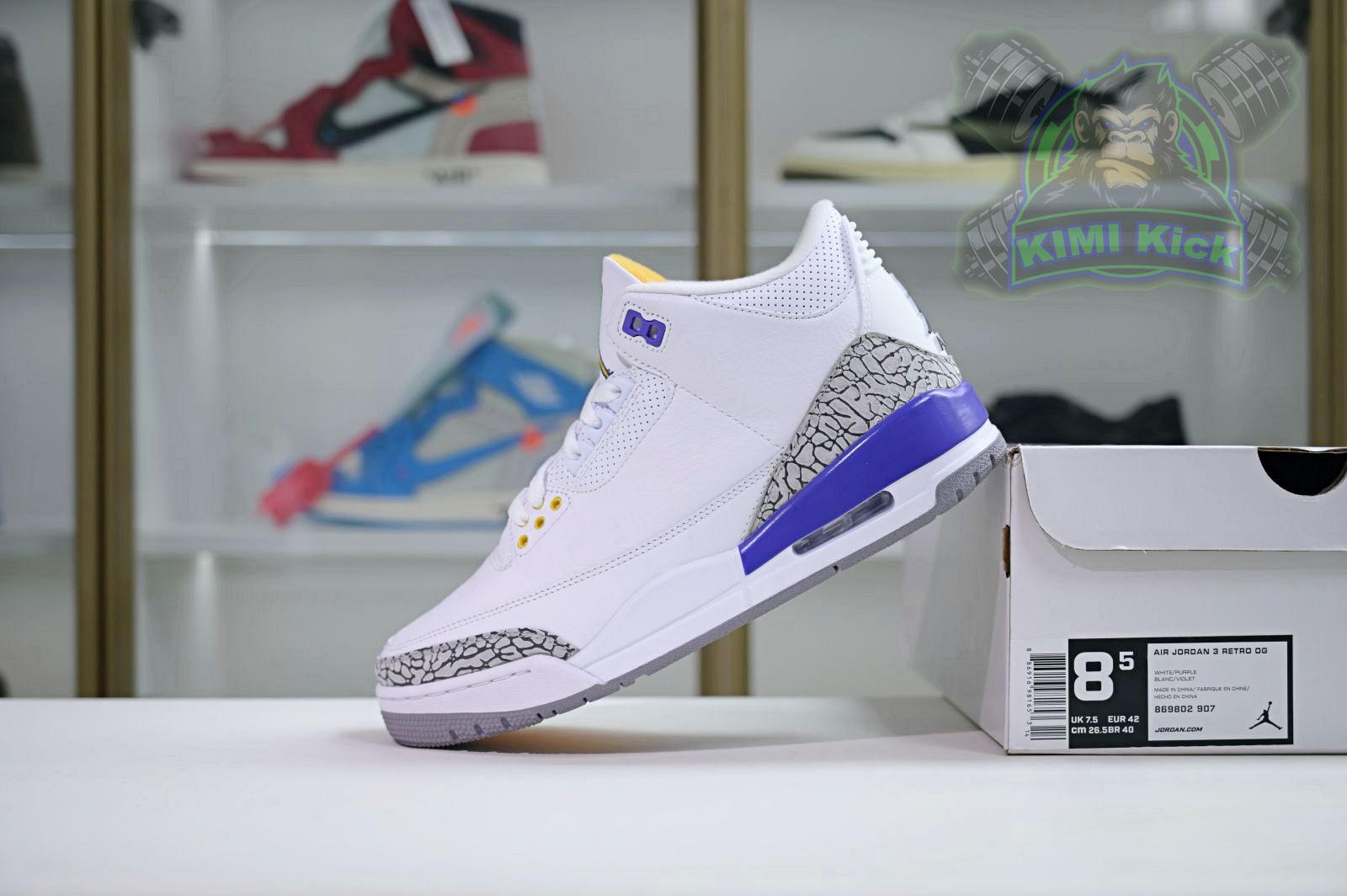 Kimi kick AIR JORDAN 3 RETRO OG