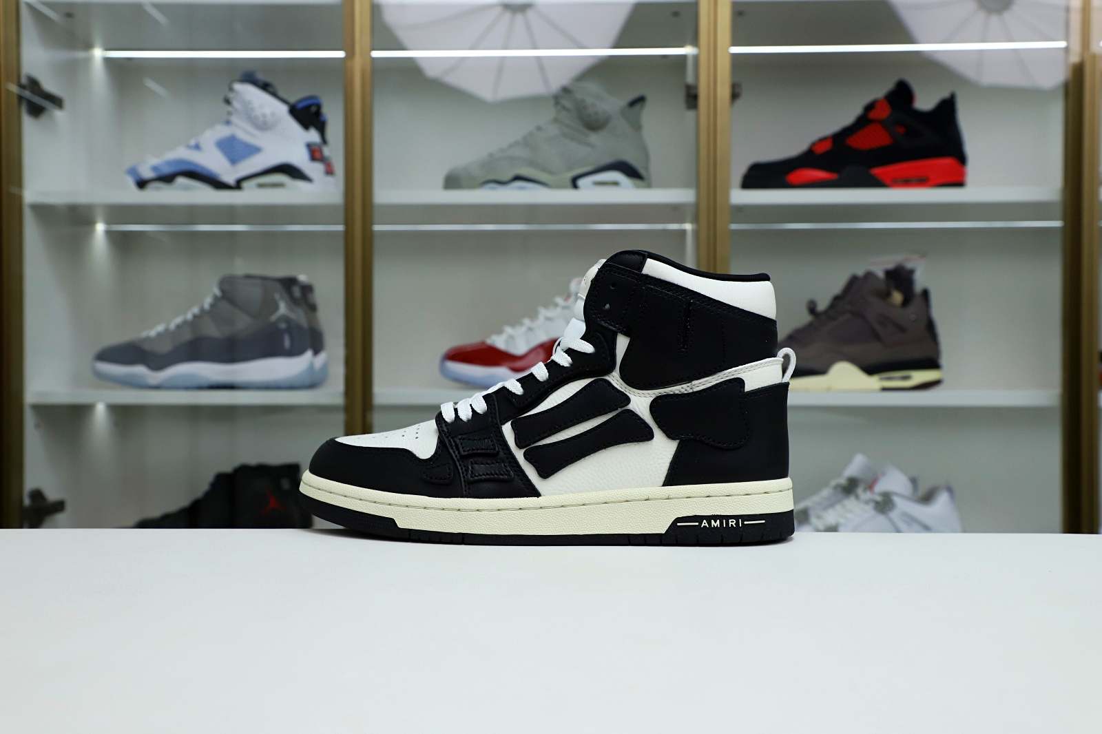 Kimi kick AMIRI LEATHER SKEL High