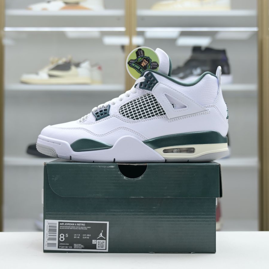 Kimi kick Air Jordan 4 Oxidized Green