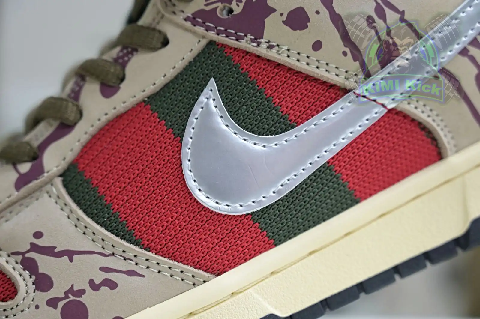 Kimikick Nike Dunk SB Low Freddy Krueger