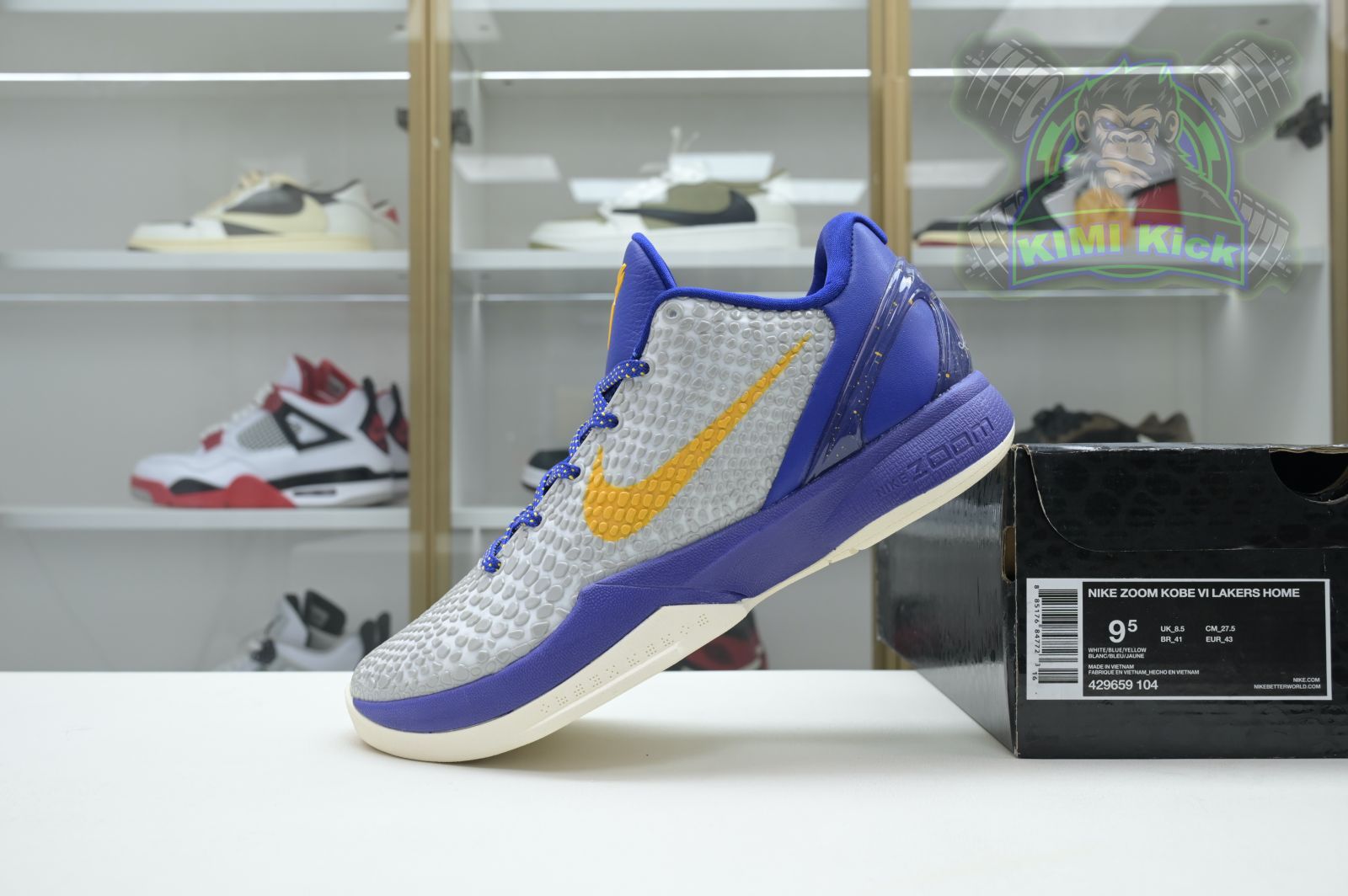 Kimi kick Nike Zoom Kobe 6 Lakers Home