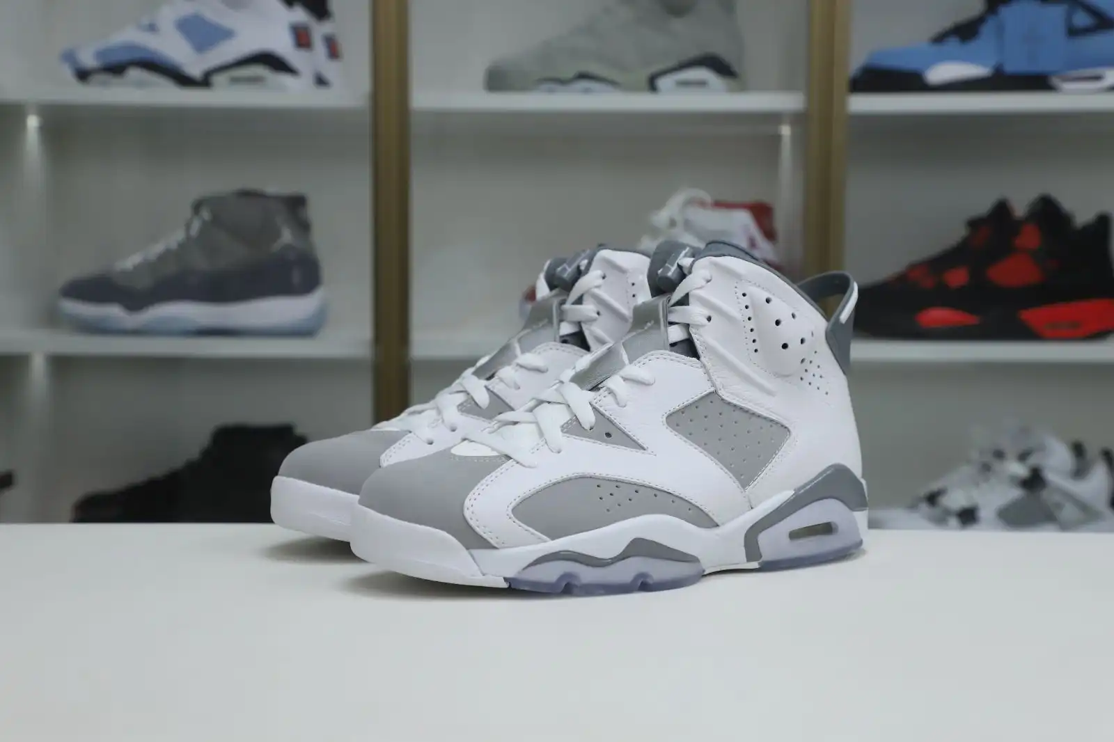 Rep Kimikick AIR JORDAN 6 COOL GREY