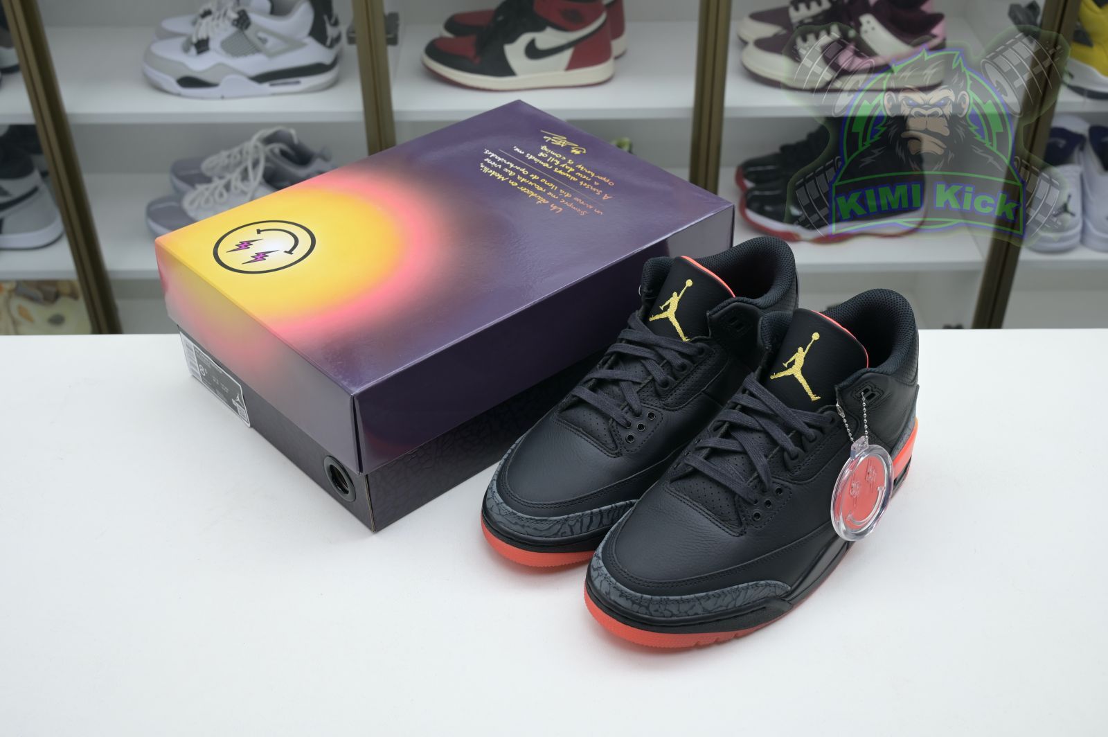 Kimi kick J Balvin x Air Jordan 3