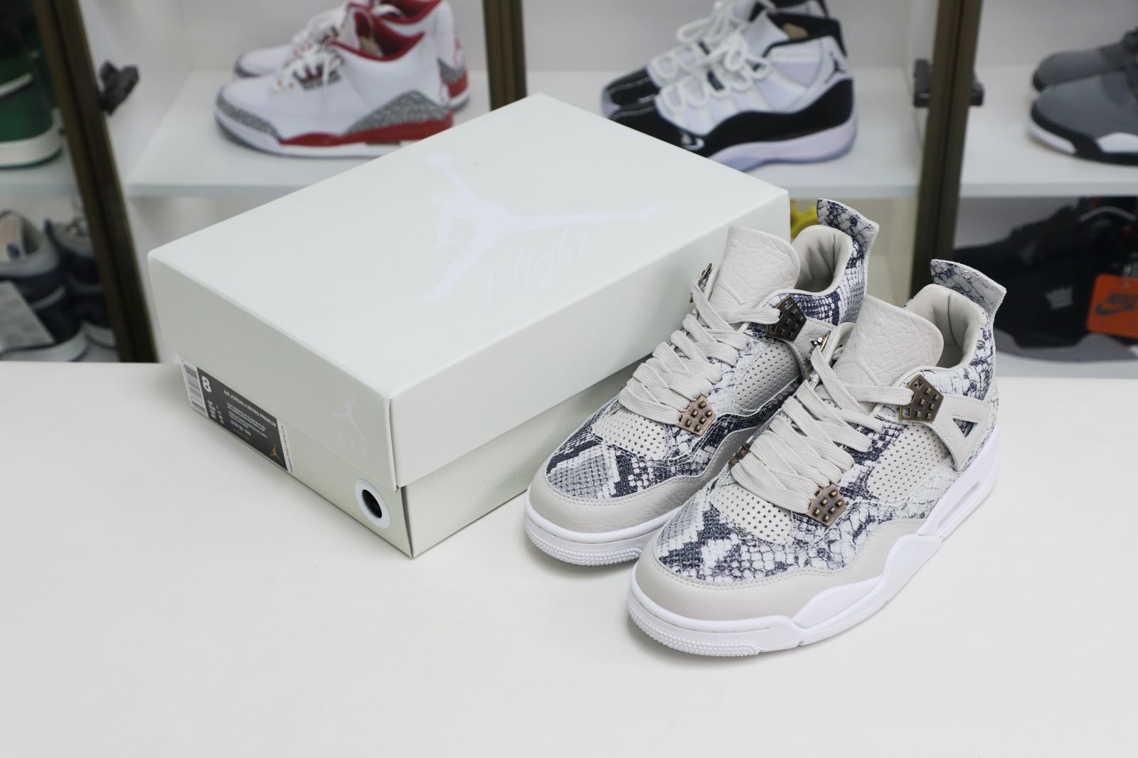 Kimi kick Jordan Air Jordan 4 retro snakeskin