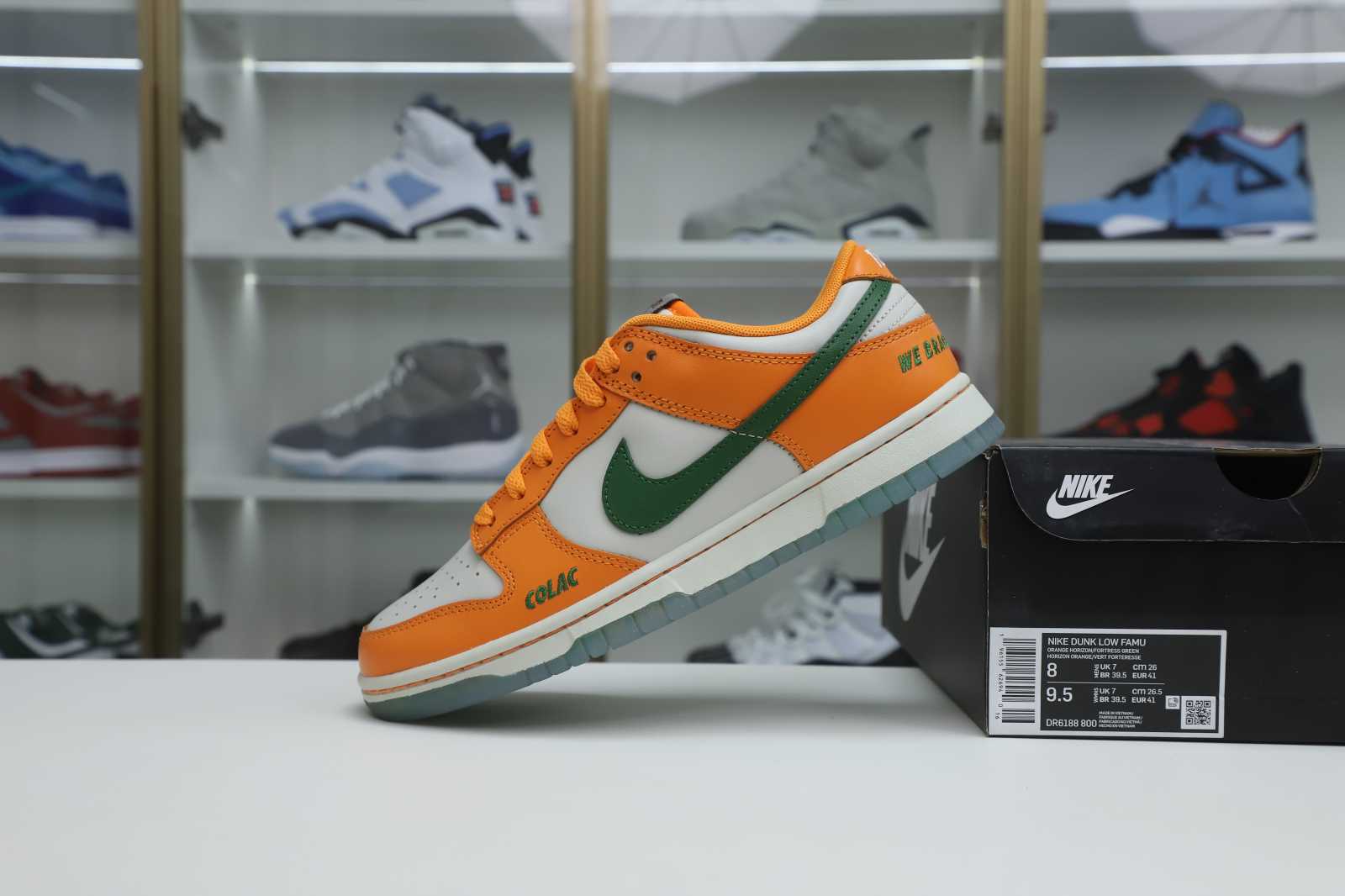 Kimi kick Nike Dunk Low  Florida A&amp;M x