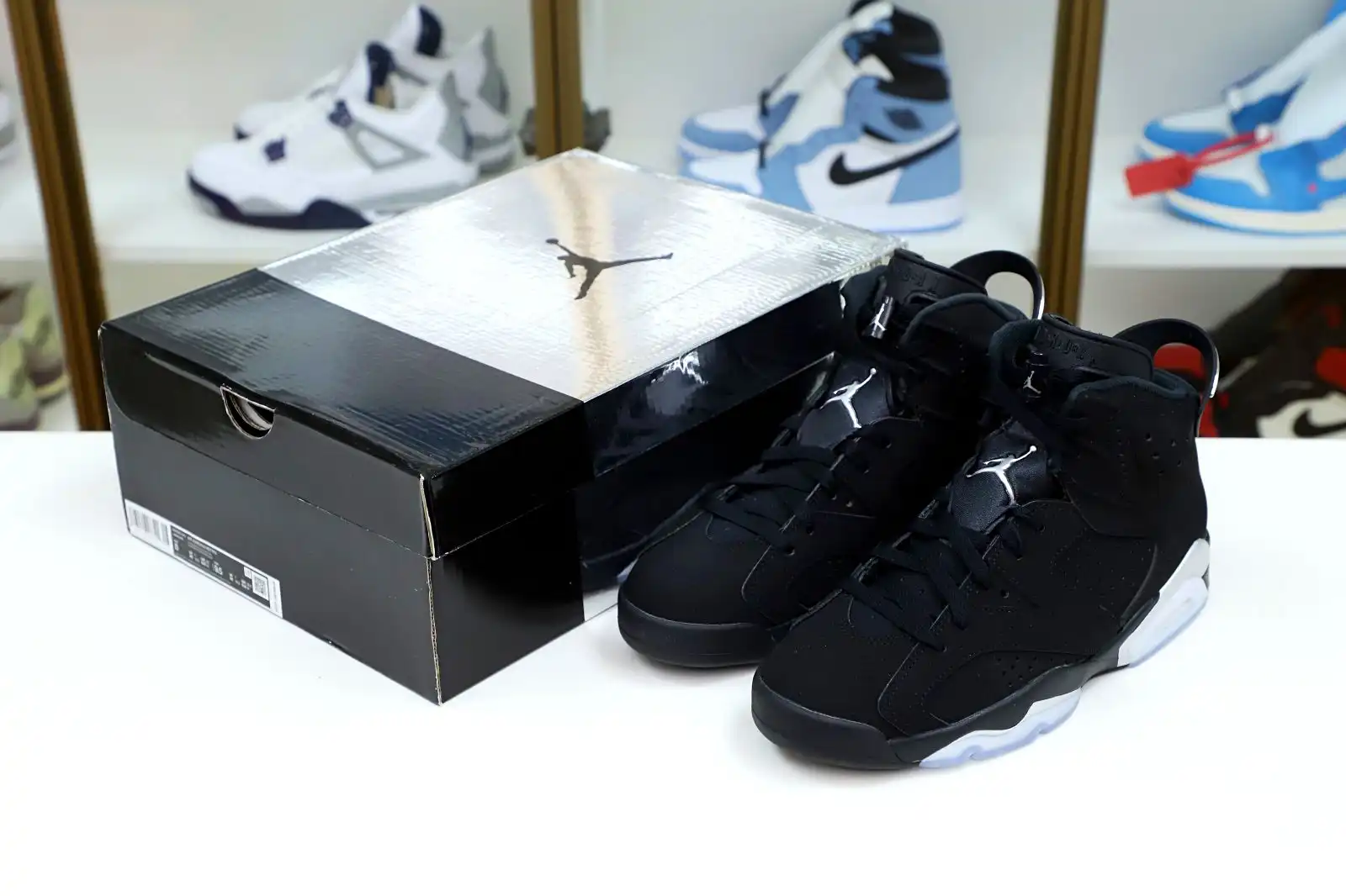 Cheap Kimikick AIR JORDAN 6 CHROME