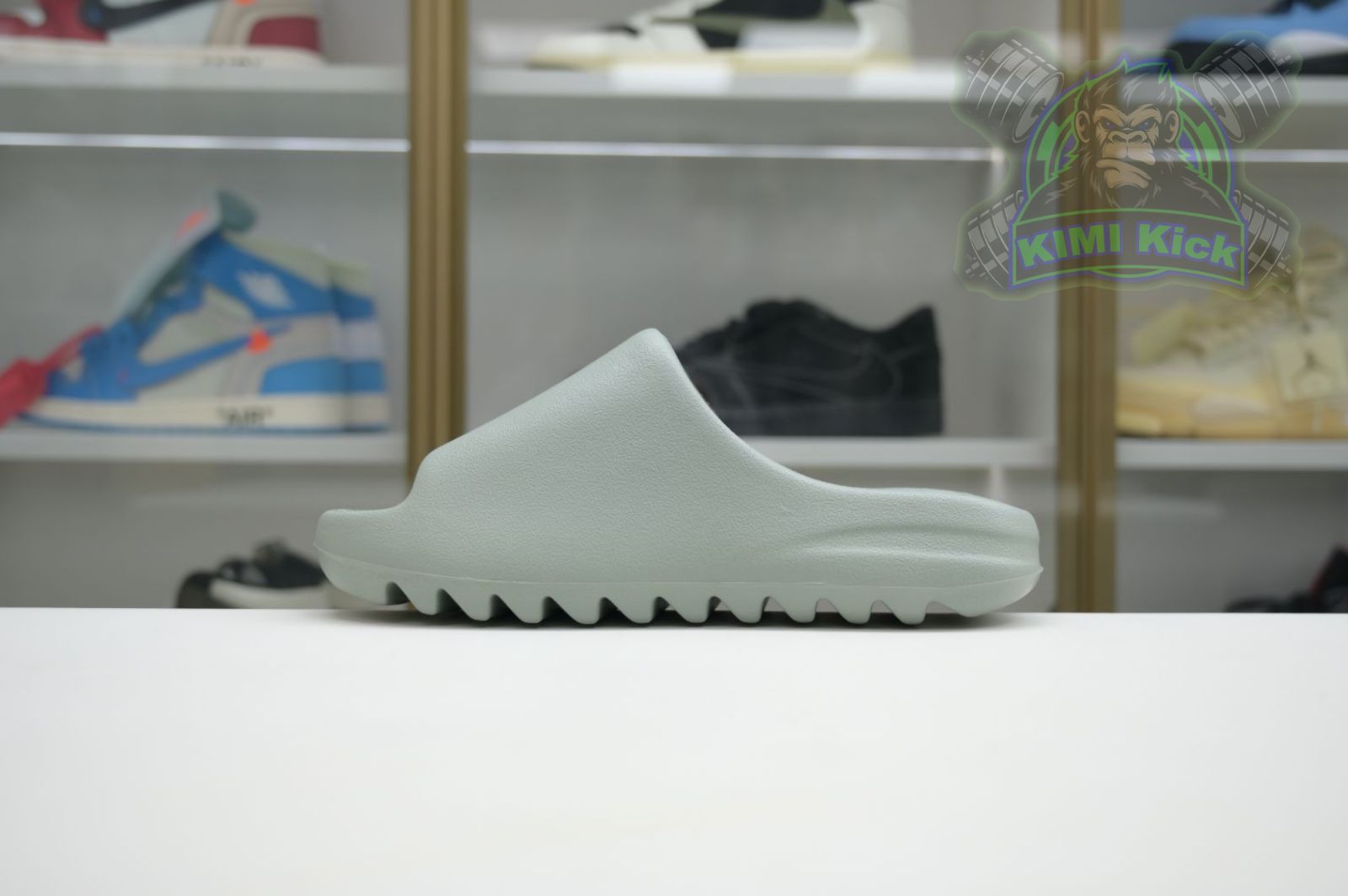 Kimi kick adidas originals Yeezy Slide Salt