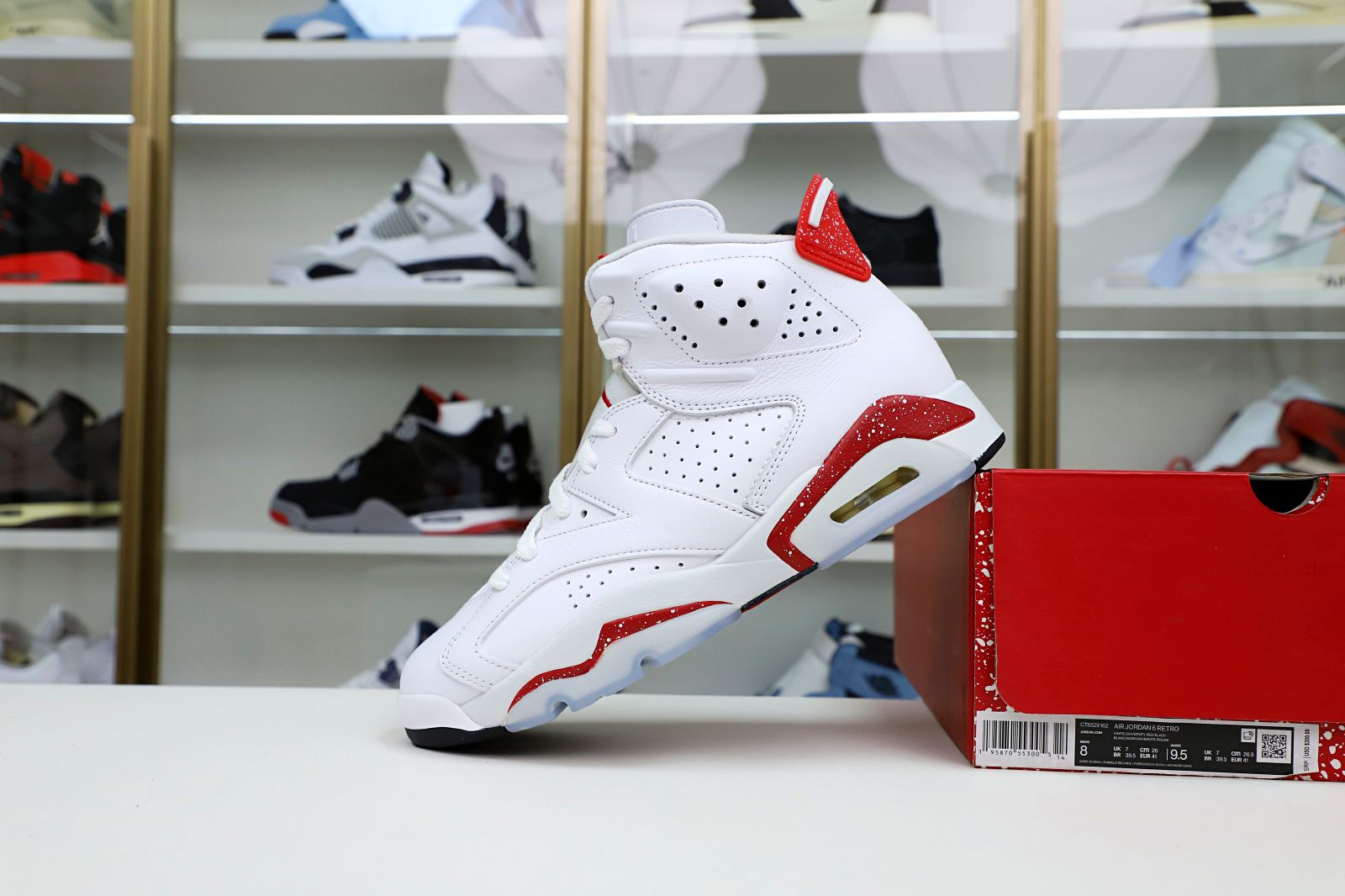 Kimi kick AIR JORDAN 6 RED OREO