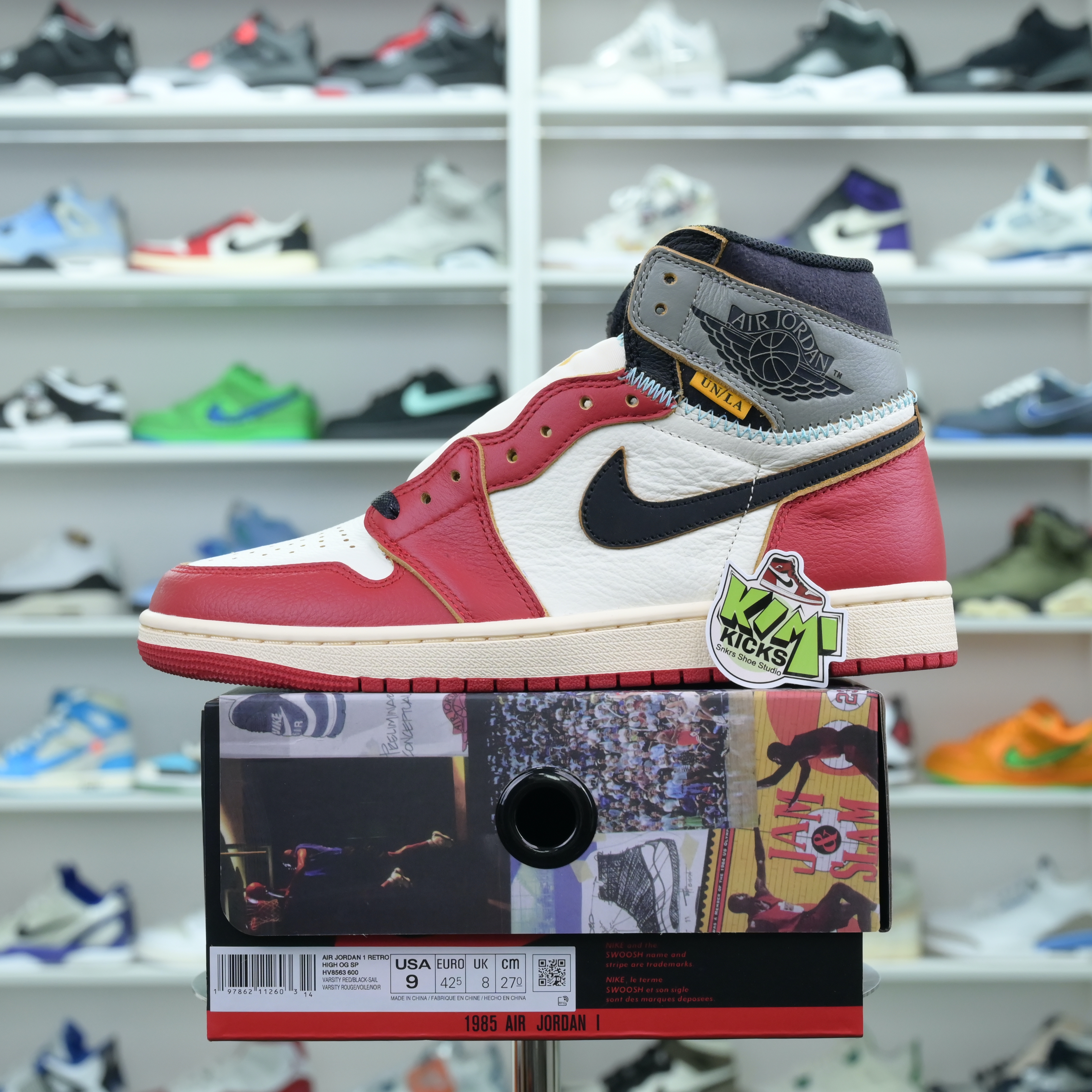 Kimi kick Union LA x Jordan Air Jordan 1