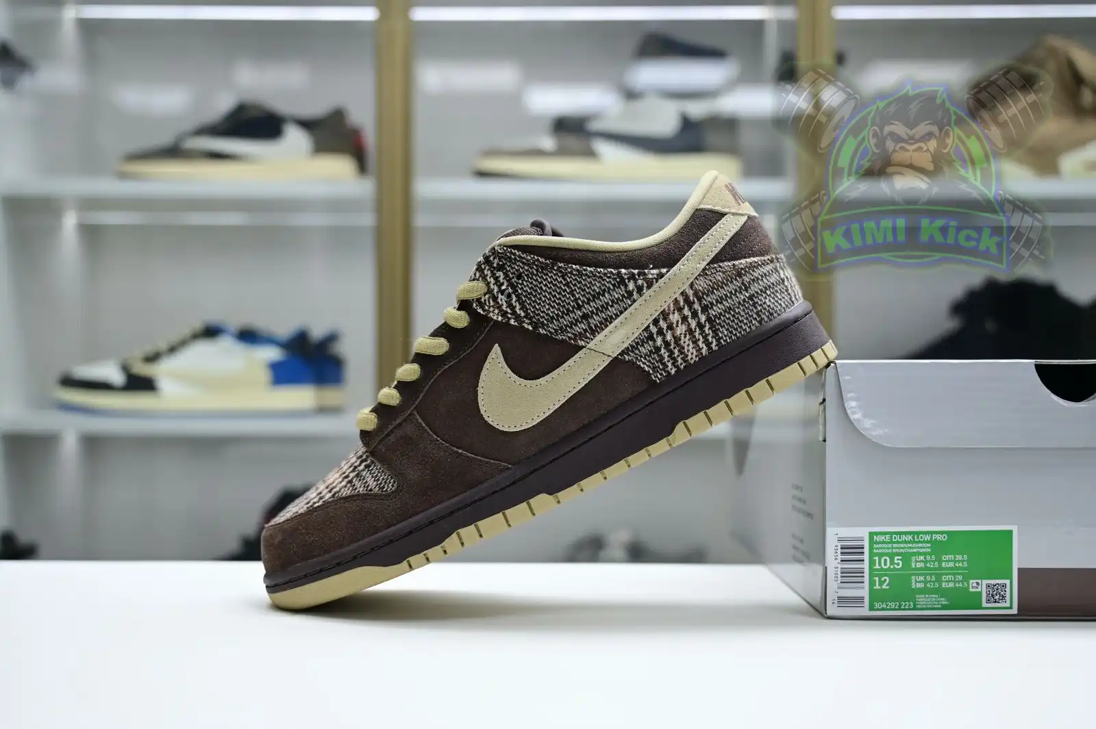 Kimikick Nike Dunk SB Low Tweed