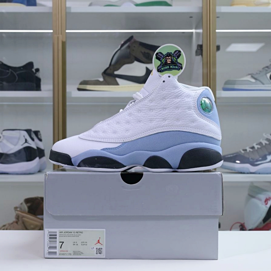 Kimi kick Air Jordan 13“Blue Grey”