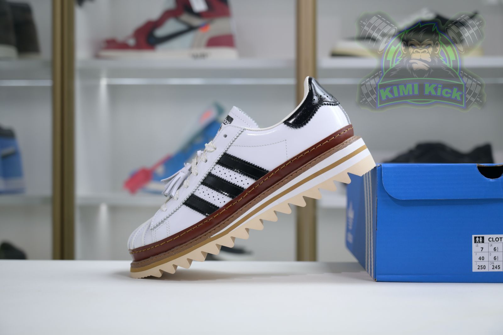 Kimi kick CLOT x adidas originals Superstar