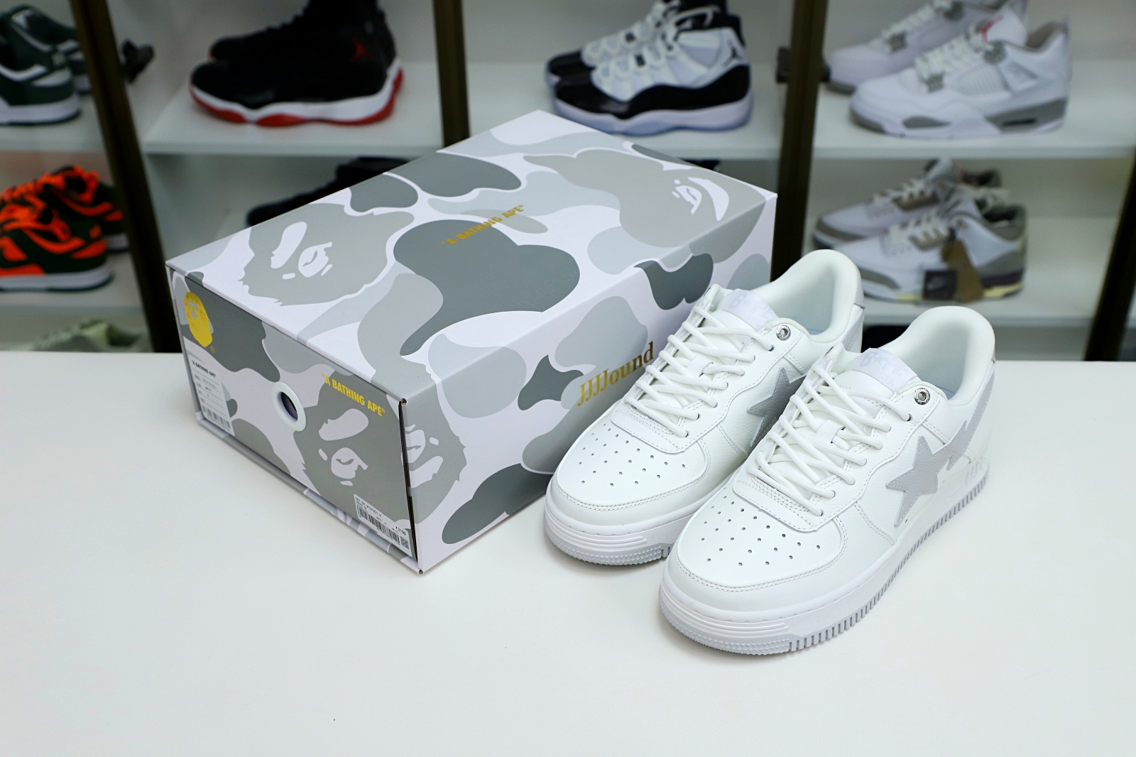 Kimi kick BAPESTA 'WHITE'