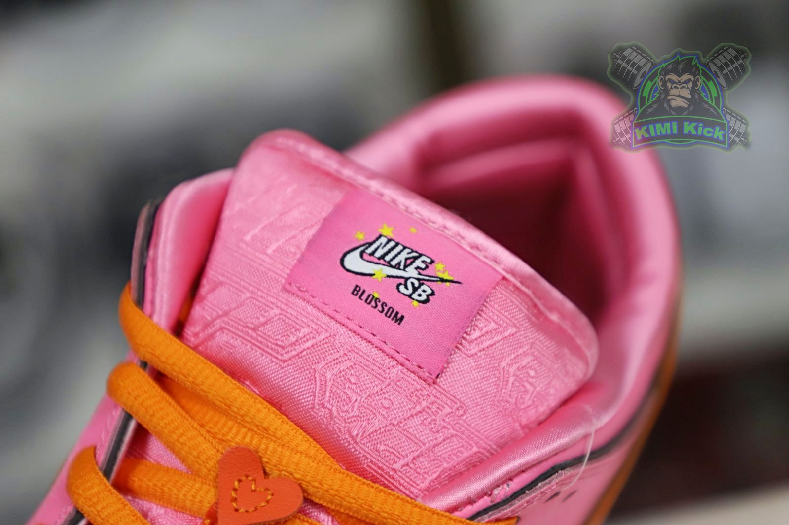 Kimi kick The Powerpuff Girls x Nike Dunk SB Low