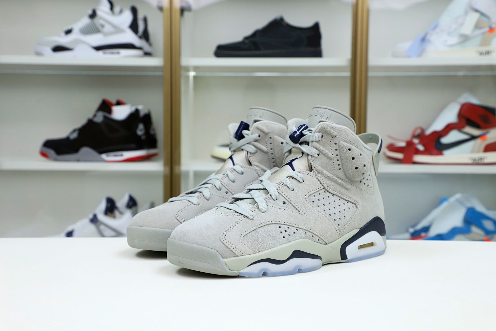 Kimi kick AIR JORDAN 6 “GEORGETOWN”