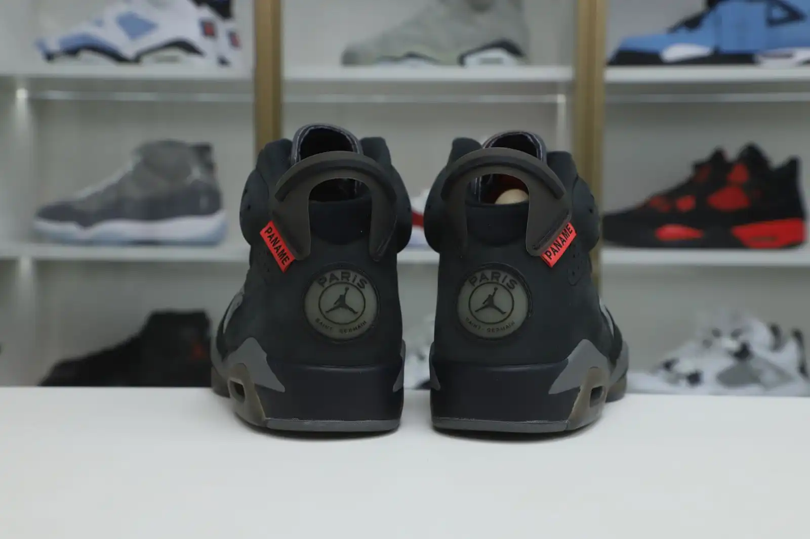 Cheap Kimikick PARIS SAINT-GERMAIN X AIR JORDAN 6 RETRO 'IRON GREY'