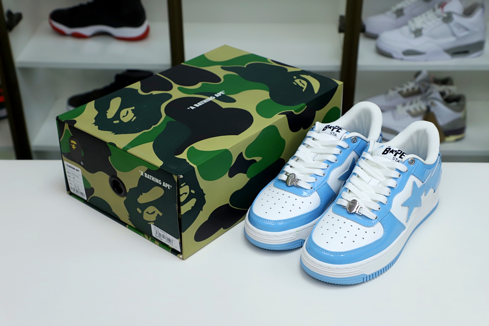 Kimi kick BAPESTA 'BLUE'