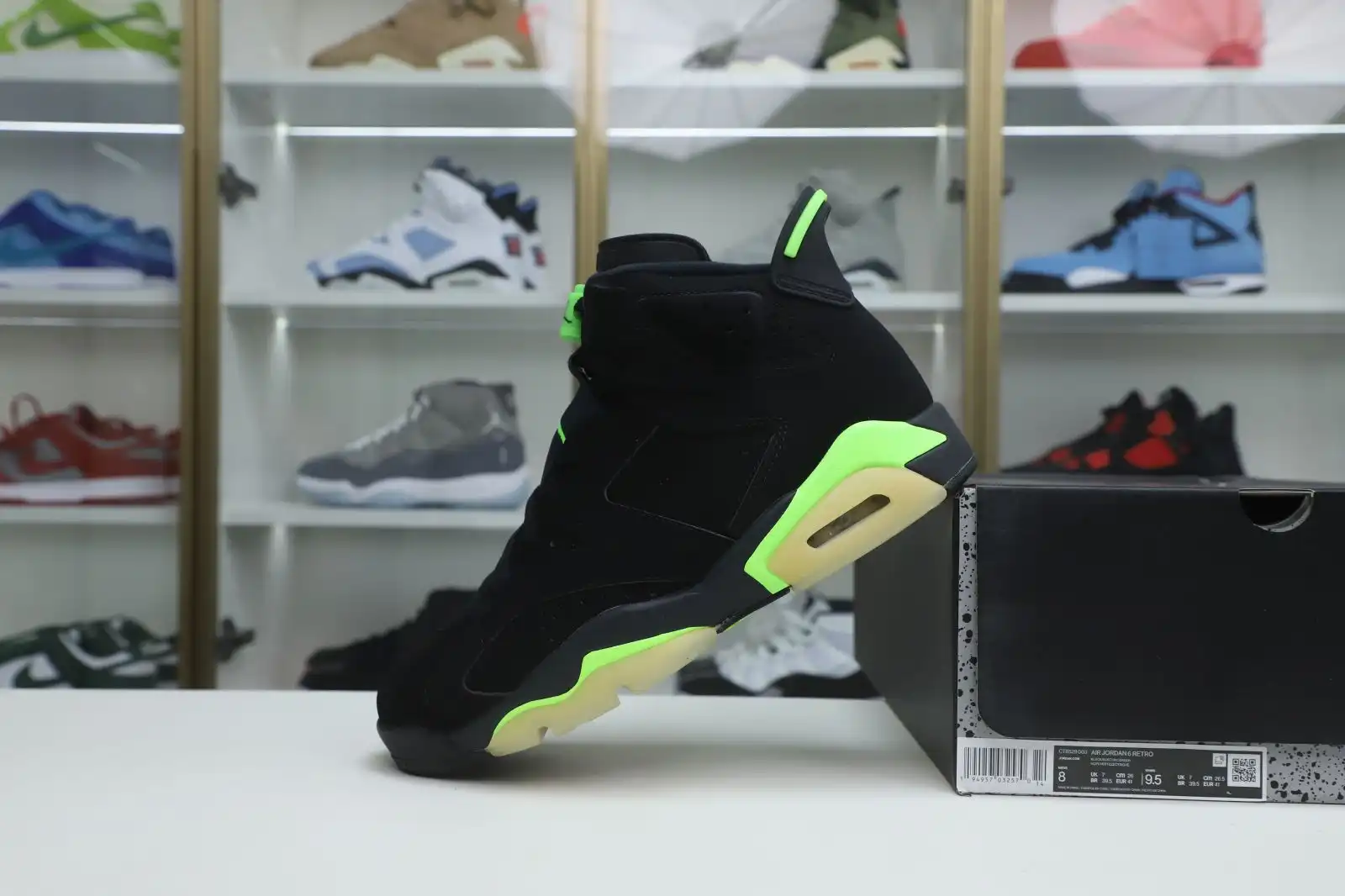 Cheap Kimikick AIR JORDAN 6 RETRO 'ELECTRIC GREEN'