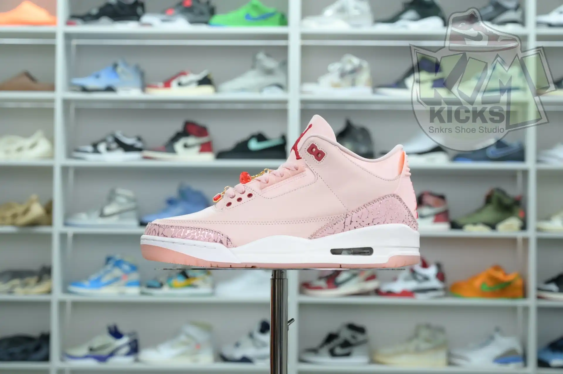 Cheap Kimikick Jordan Air Jordan 3 Valentine's Day