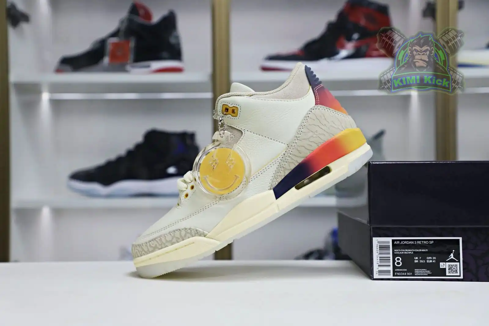 Reps Kimikick JBalvin x Jordan Air Jordan3