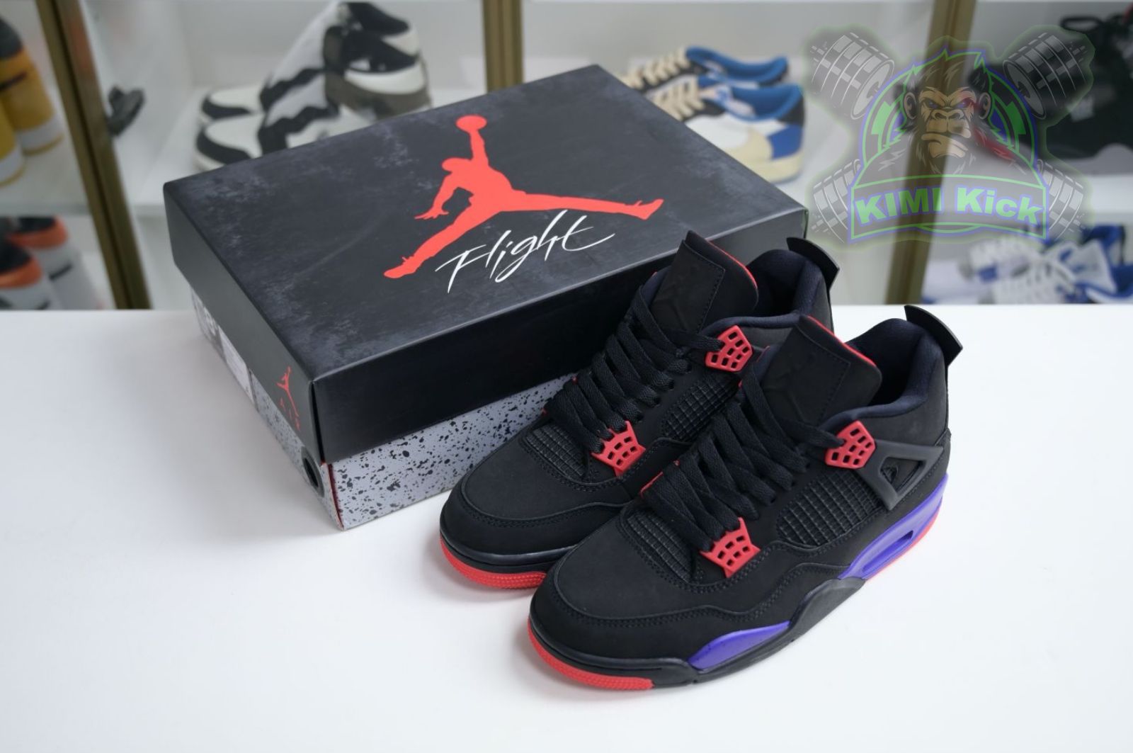 Kimi kick Jordan Air Jordan 4 retro raptors nrg （2018）