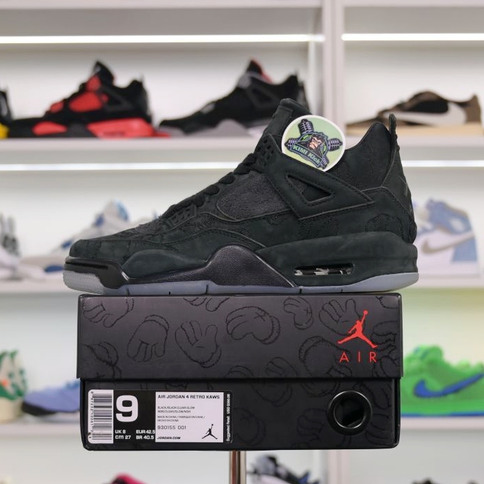 Kimi kick Jordan Air Jordan 4 kaws black