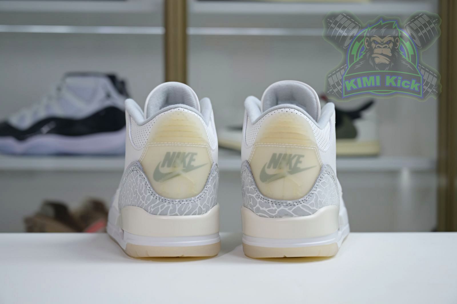 Kimi kick Air Jordan 3 Craft“Ivory”