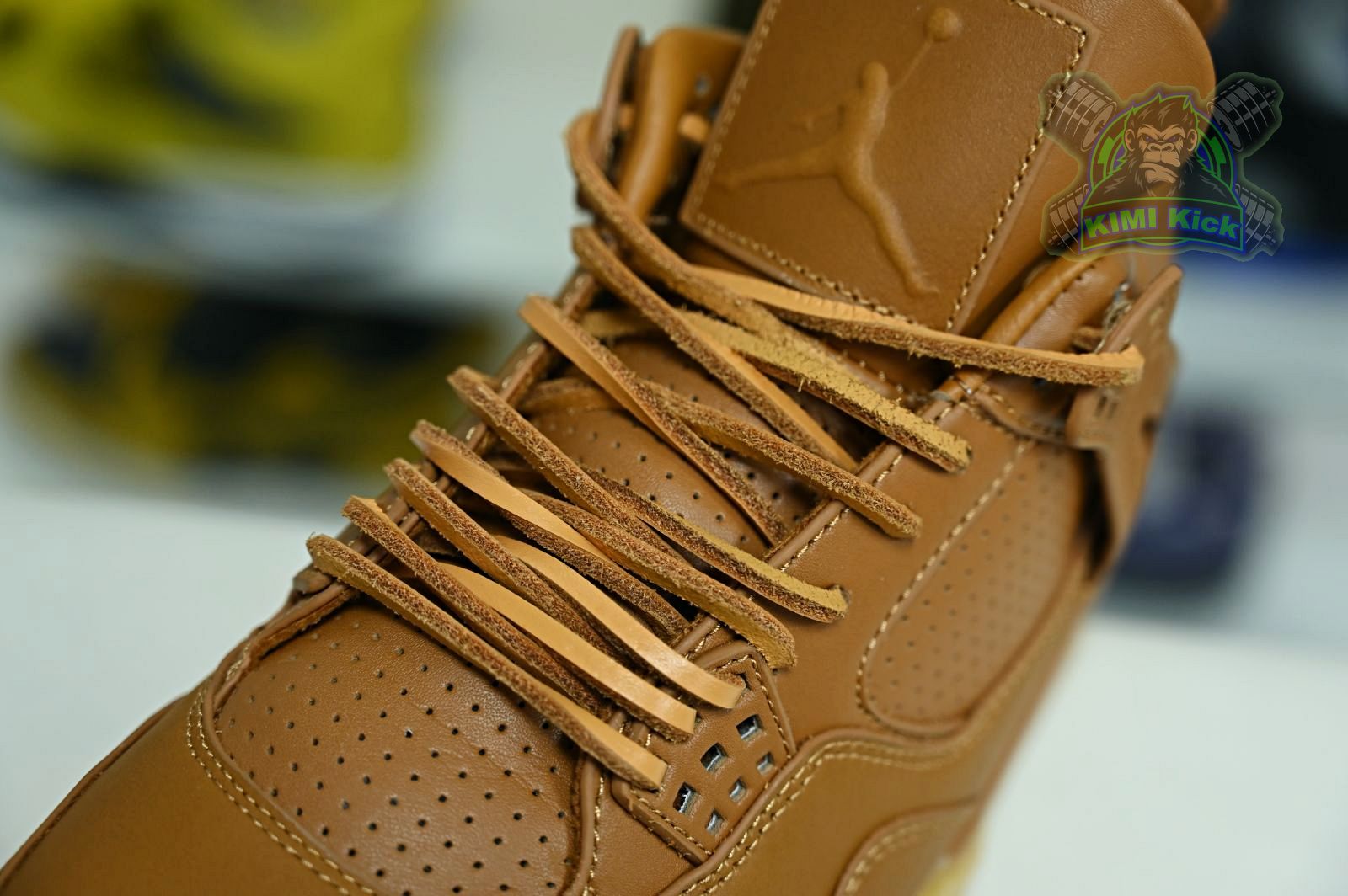 Kimi kick Jordan Air Jordan 4 retro ginger wheat