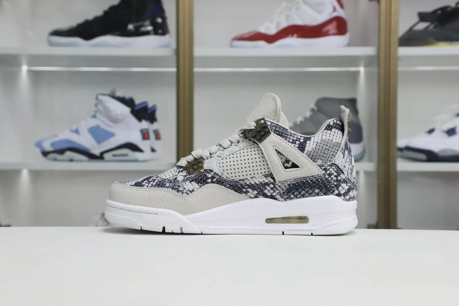 Cheap Kimikick Jordan Air Jordan 4 retro snakeskin