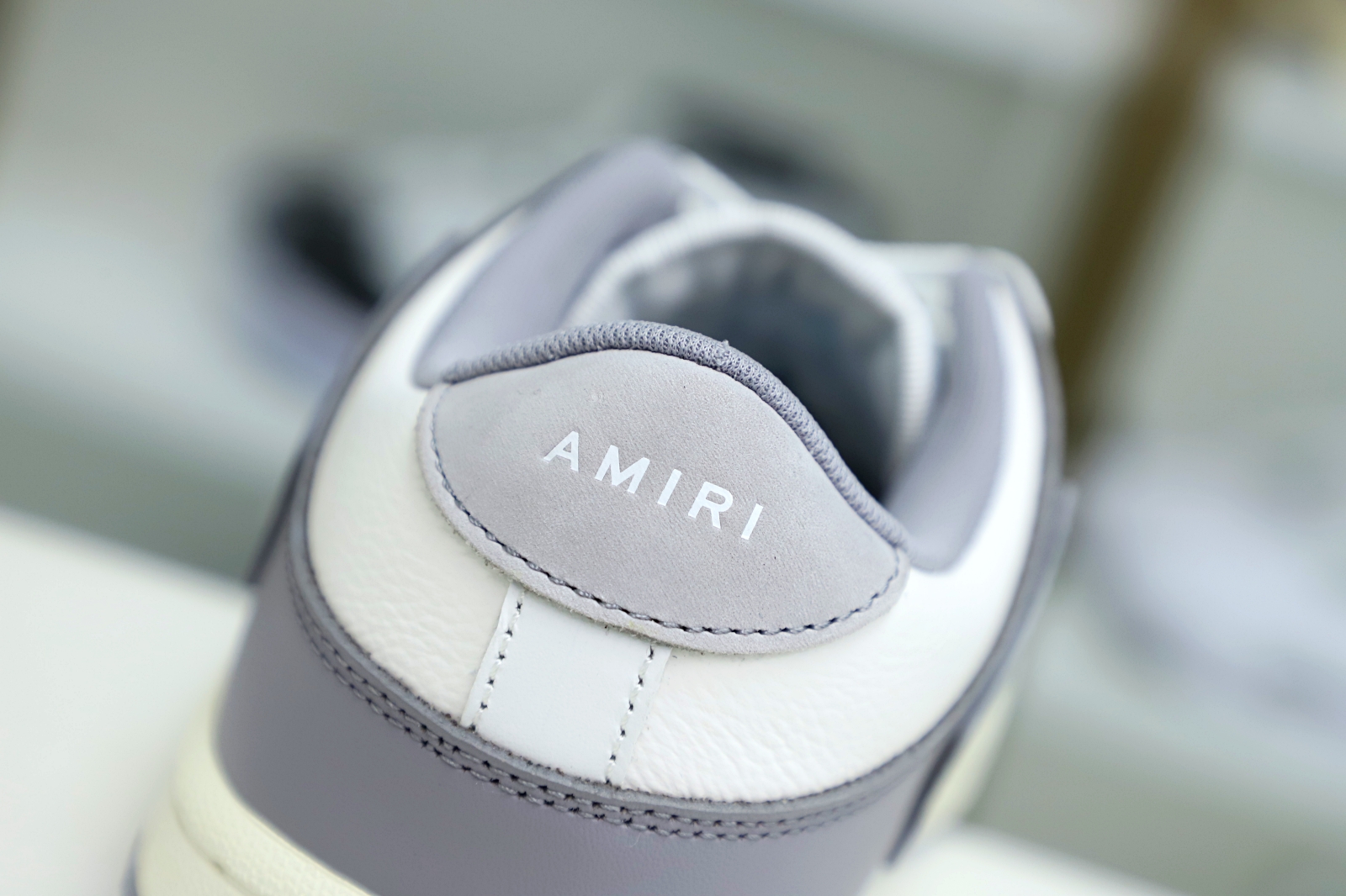 Kimi kick AMIRI LEATHER SKEL LOW