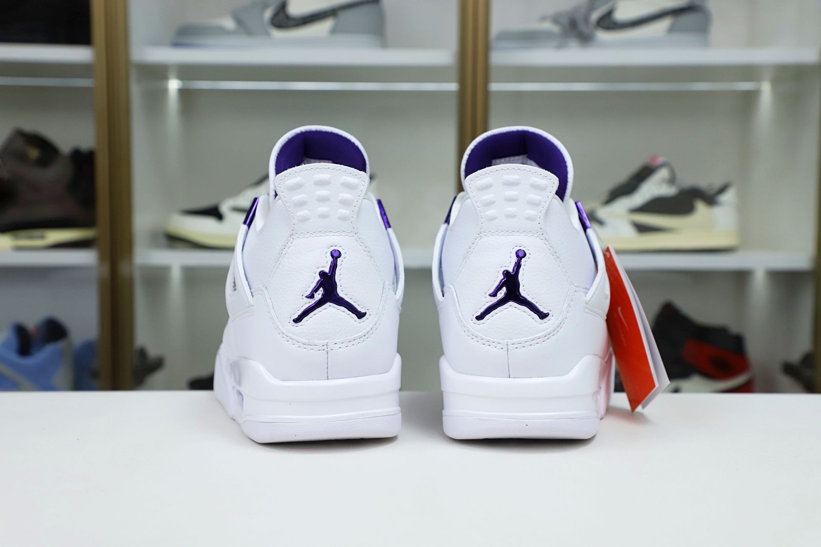 Kimi kick AIR JORDAN 4 PURPLE METALLIC