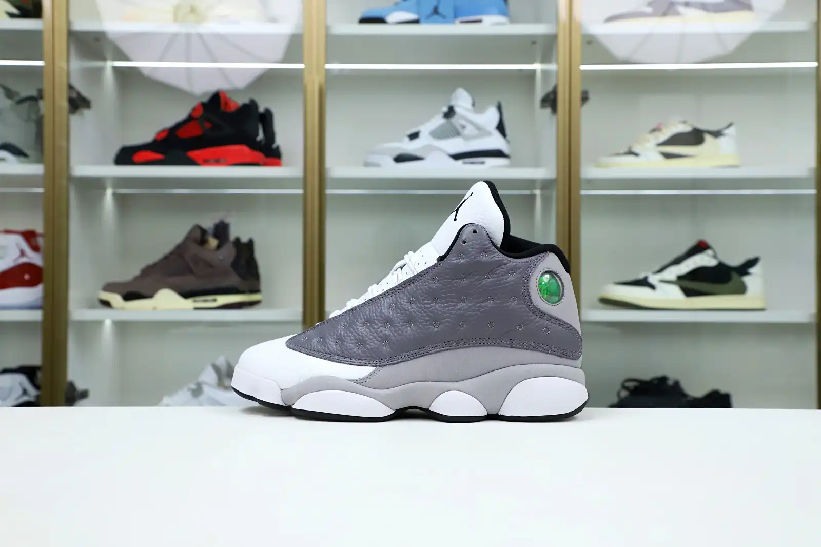 Kimikick AIR JORDAN 13 RETRO 'ATMOSPHERE GREY' -414571-016