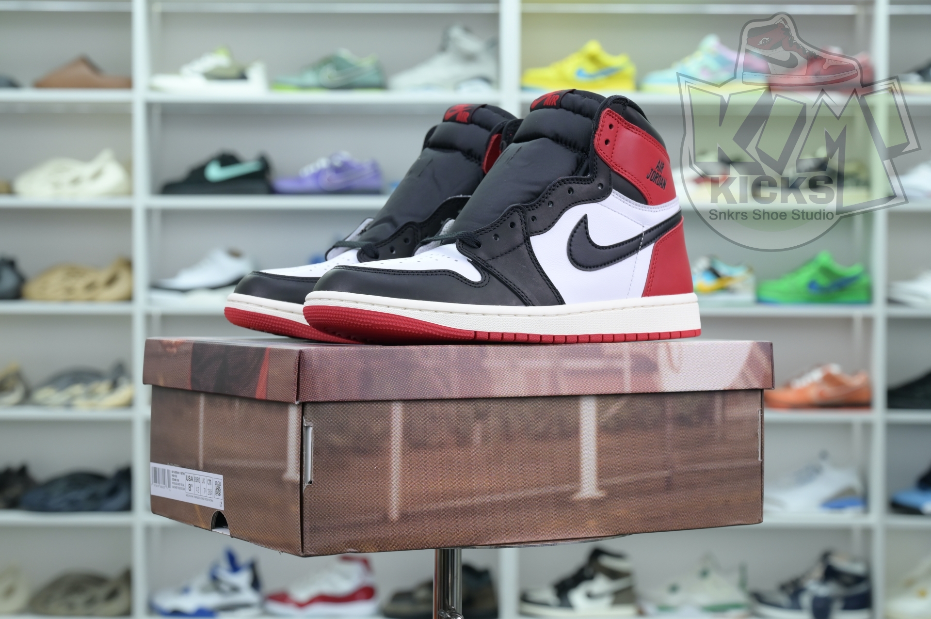 Kimi kick Jordan Air Jordan 1High OG“Black Toe Reimagined”