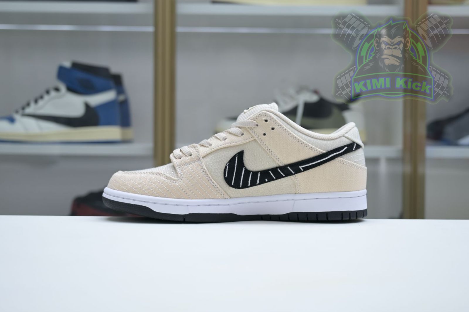 Kimi kick Albino &amp; Preto x Nike Dunk SB Low Pro 