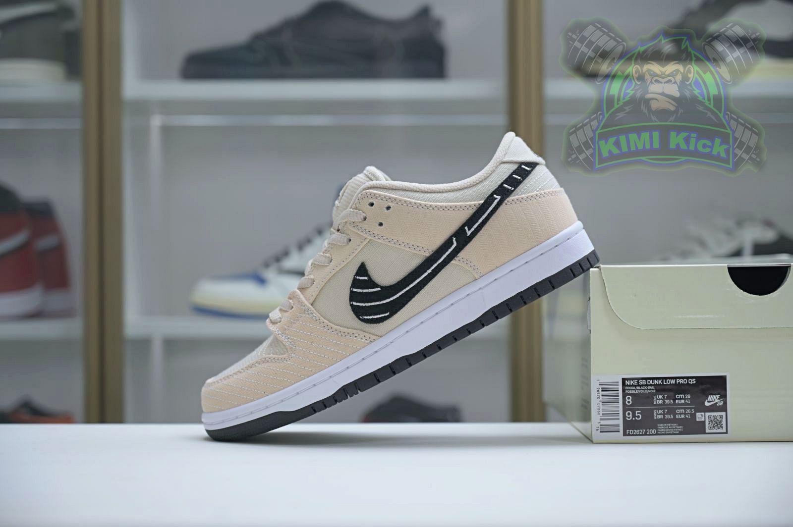 Kimi kick Albino &amp; Preto x Nike Dunk SB Low Pro 