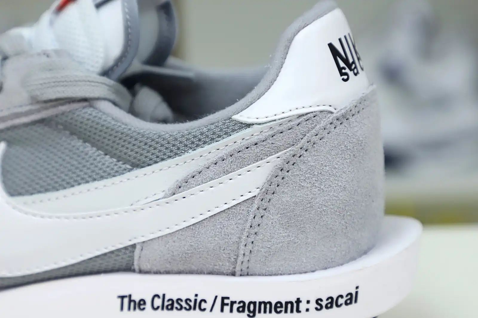 Kimikick FRAGMENT DESIGN X SACAI X LDV WAFFLE 'LIGHT SMOKE GREY'