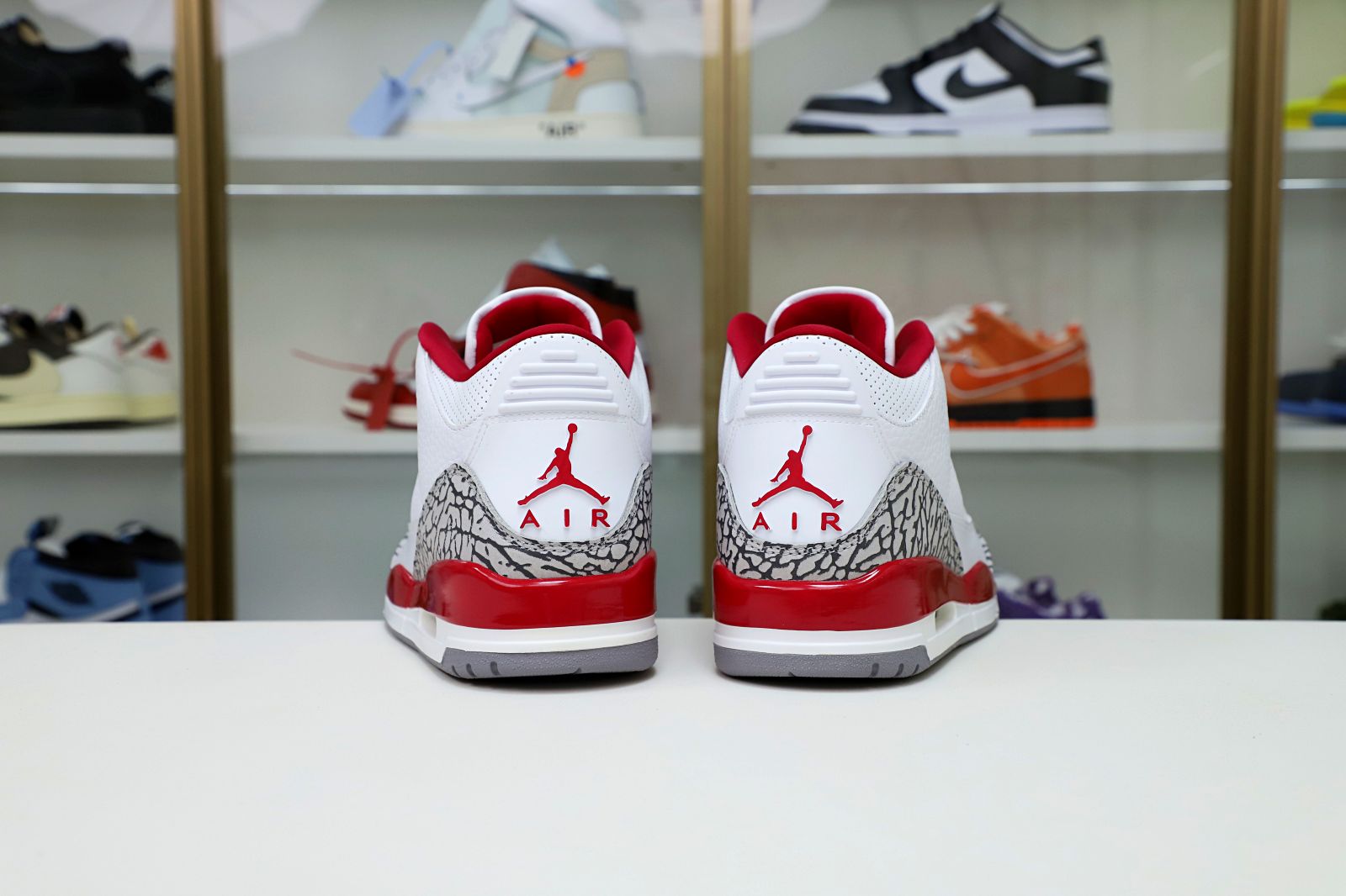 Kimi kick Air Jordan 3 Retro  Cardinal Red(CT8532-126）