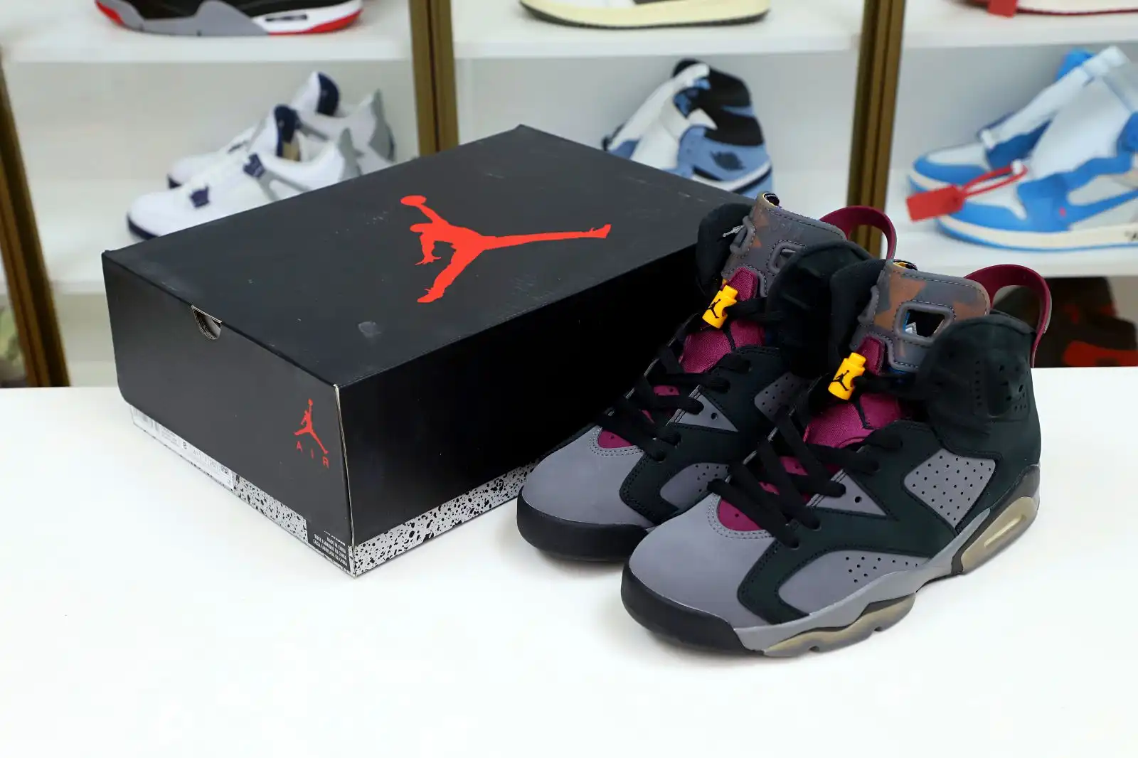 Rep Kimikick AIR JORDAN 6 RETRO BORDEAUX