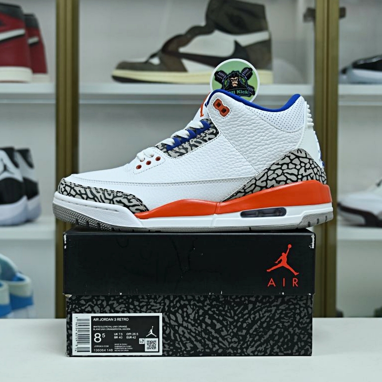 Kimi kick AIR JORDAN 3 RETRO 'KNICKS'