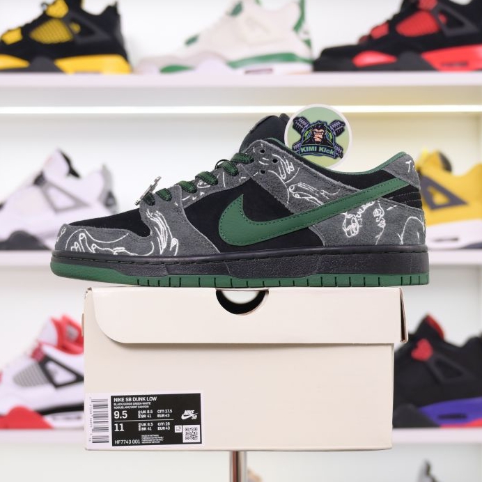 Kimi kick There Skateboards x Nike Dunk SB