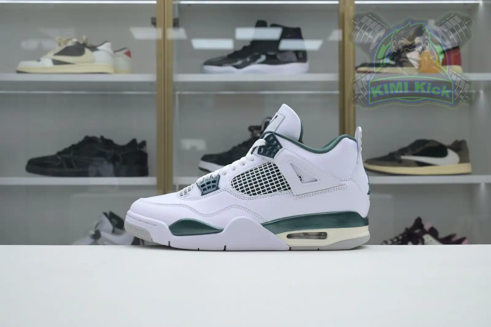 Kimikick Air Jordan 4 Oxidized Green