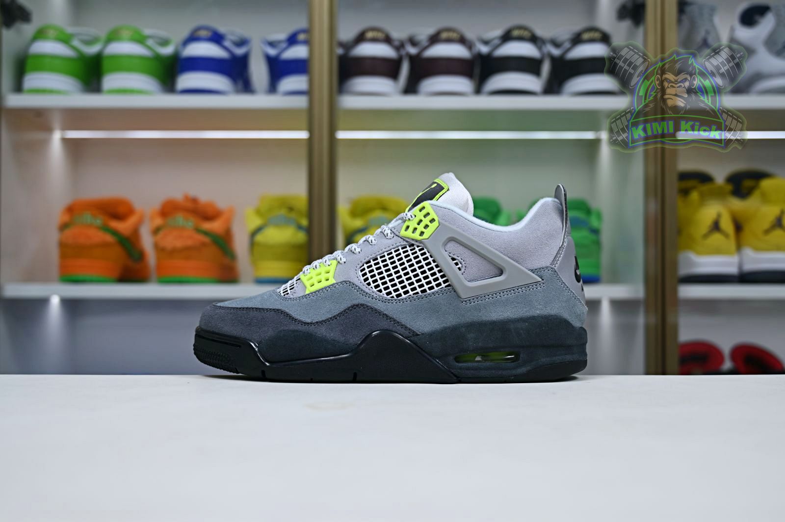 Kimi kick Jordan Air Jordan 4 retro se'95neon