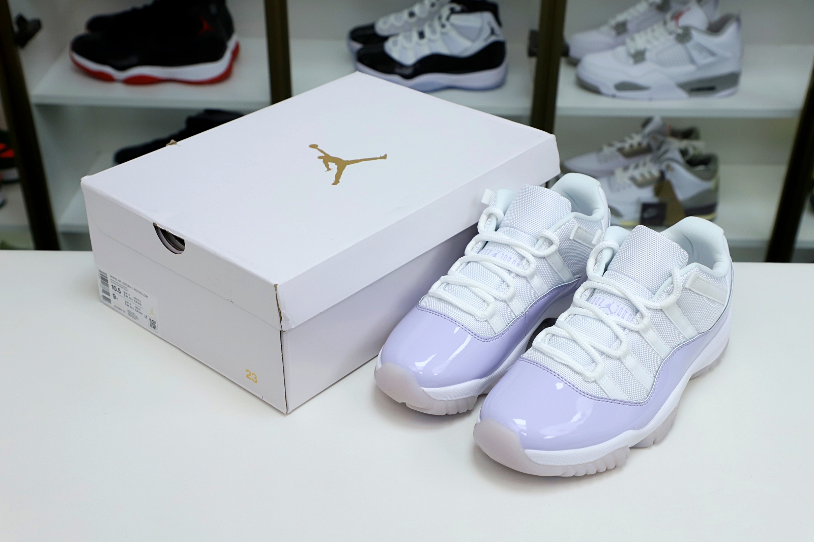 Kimi kick AIR JORDAN 11 LOW PURE VIOLET