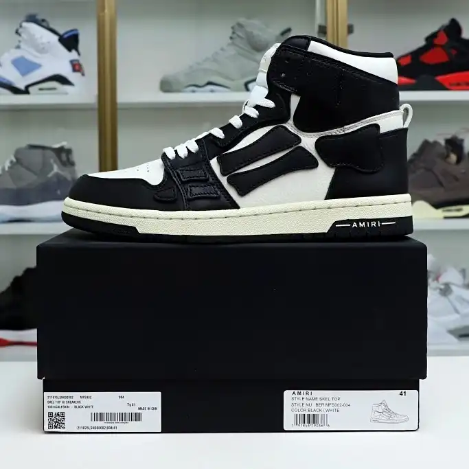 Kimi kick AMIRI LEATHER SKEL High