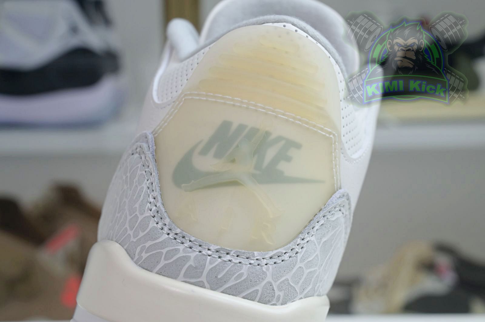 Kimi kick Air Jordan 3 Craft“Ivory”