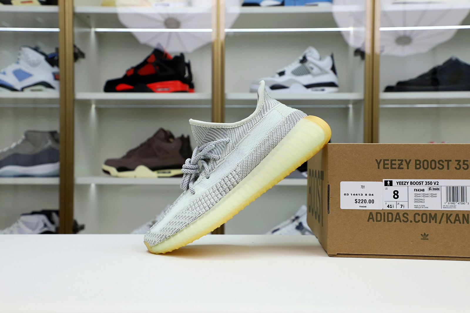 Kimi kick YEEZY BOOST 350 V2 'YESHAYA NON-REFLECTIVE'