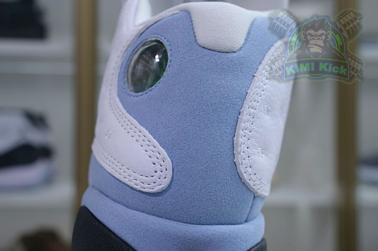 Kimi kick Air Jordan 13“Blue Grey”