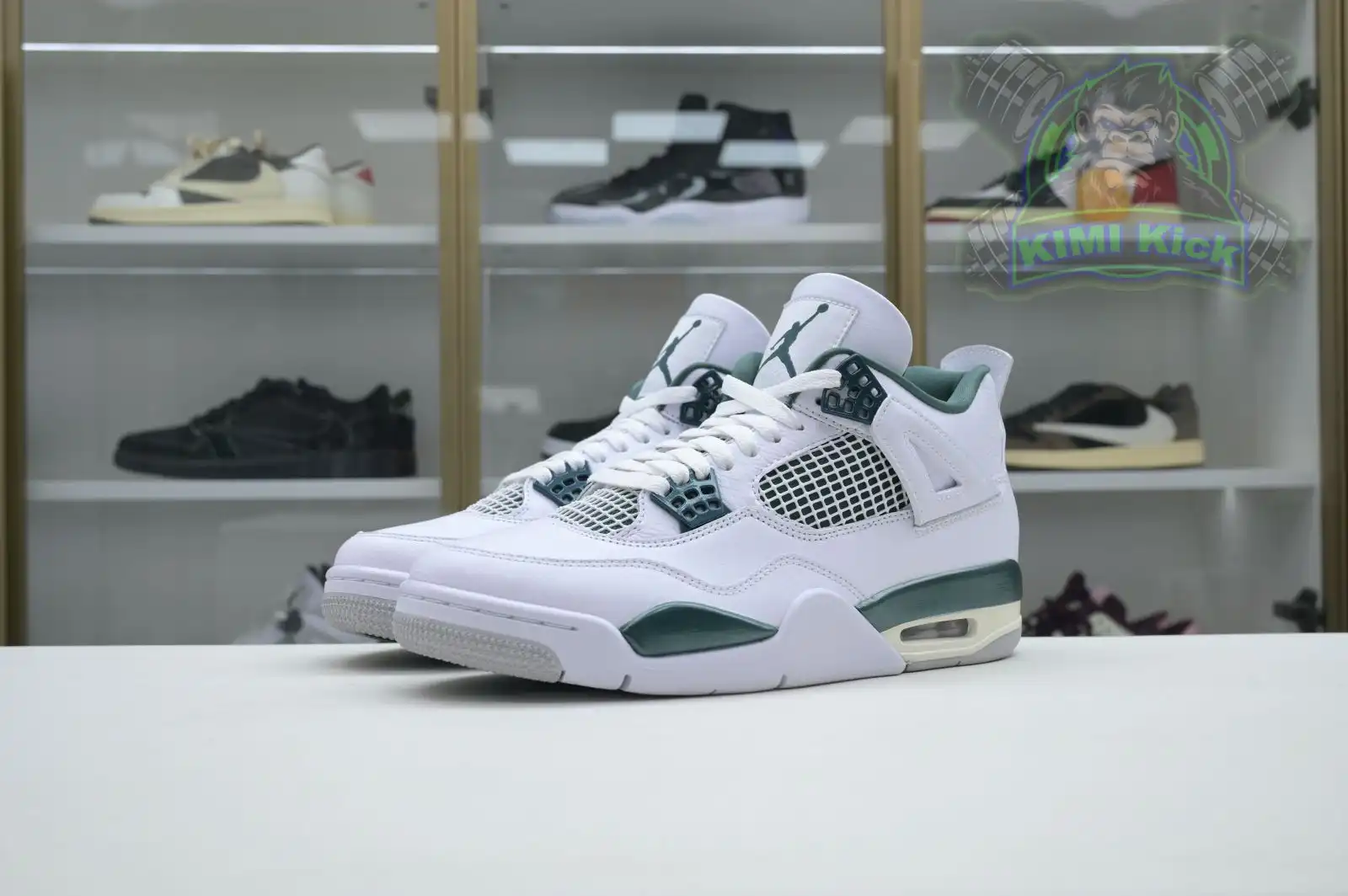 Rep Kimikick Air Jordan 4 Oxidized Green